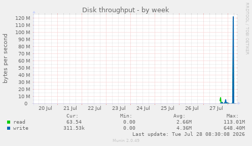 Disk throughput